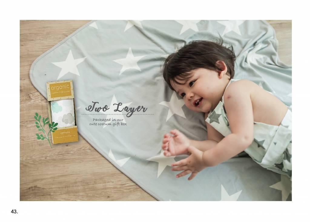 Double Sided Bamboo Stroller Blankets Earth Baby Outfitters