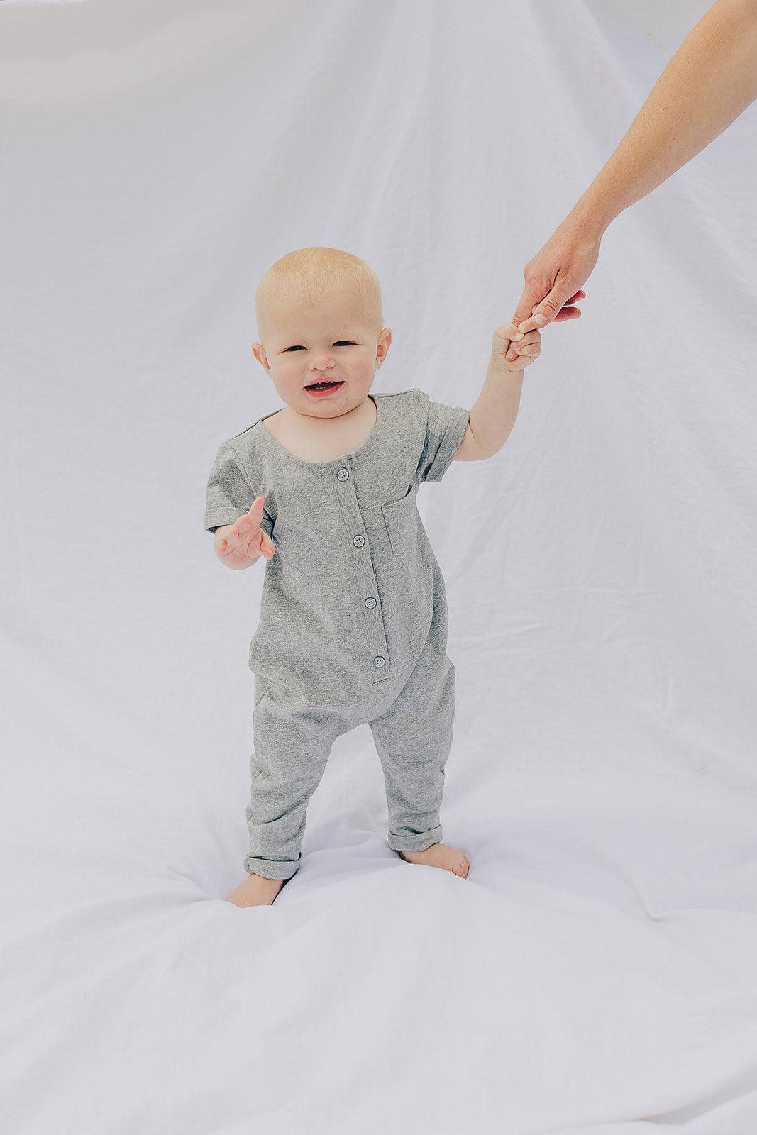 Organic Cotton Short Sleeve Terry Romper – Earth Baby Outfitters