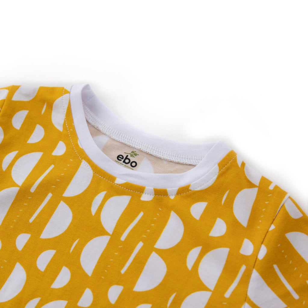 Tencel 2 Pieces Short Sleeve PJ Set - Earth Baby Outfitters