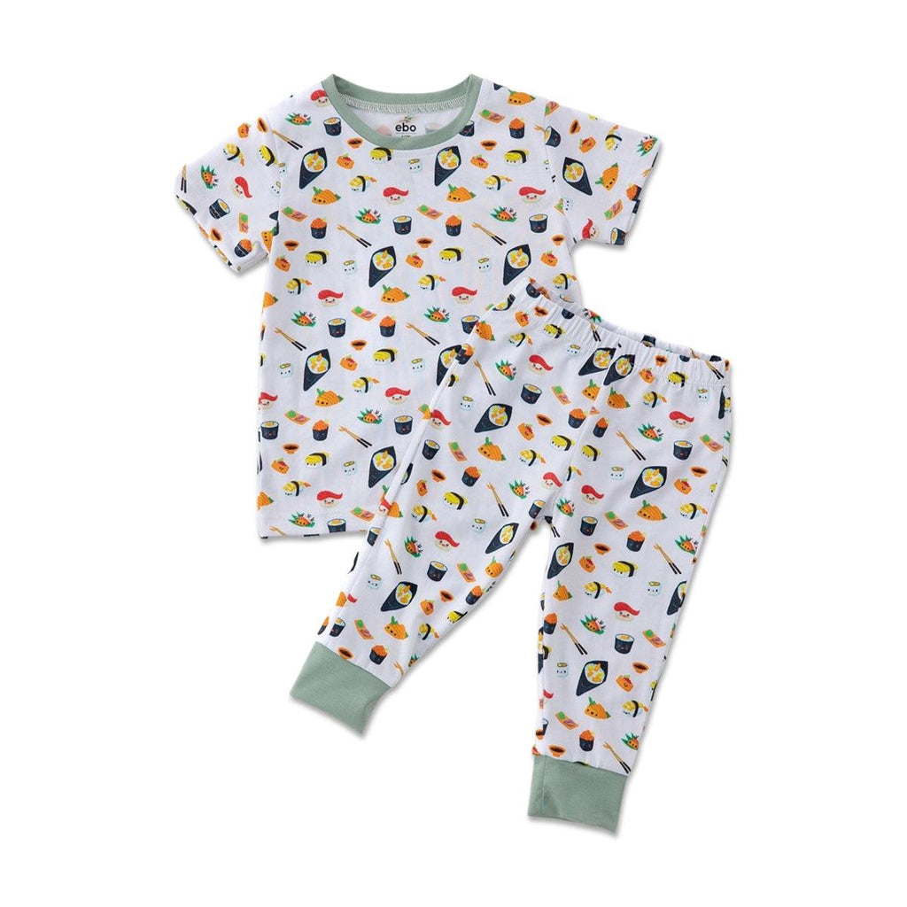 Tencel 2 Pieces Short Sleeve PJ Set - Earth Baby Outfitters