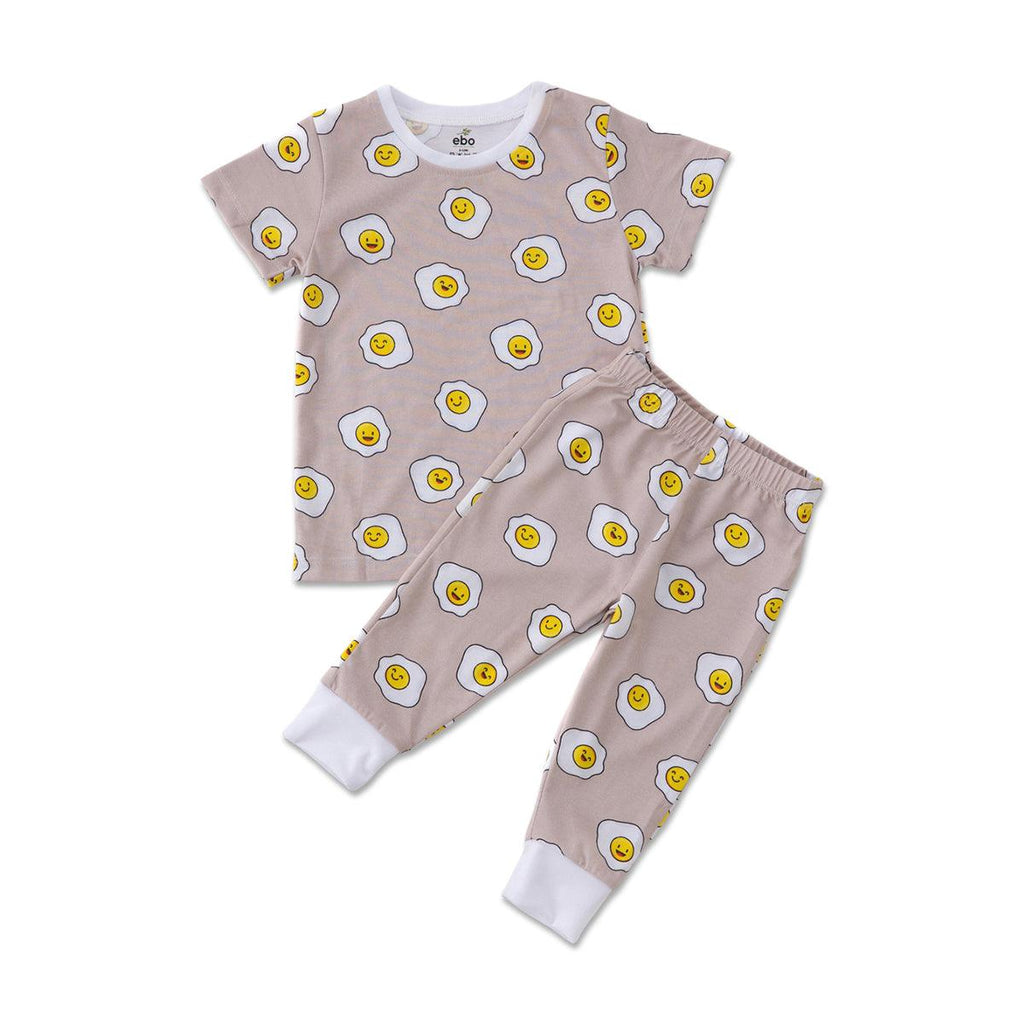 Tencel 2 Pieces Short Sleeve PJ Set - Earth Baby Outfitters