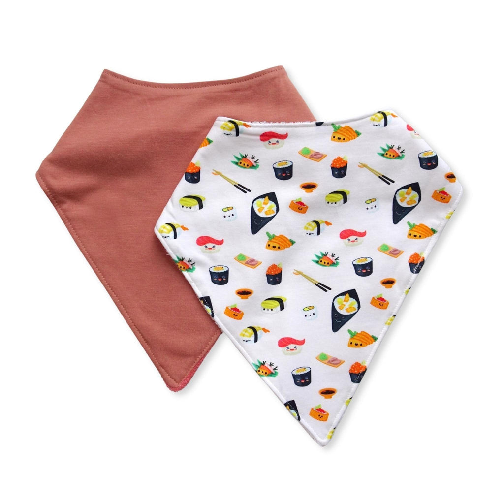 Earth Baby Outfitters Tencel Sushi Fest Bibs set 2