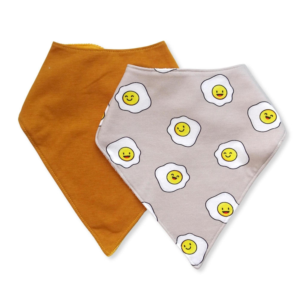Earth Baby Outfitters Tencel Happy Eggs Bibs set 