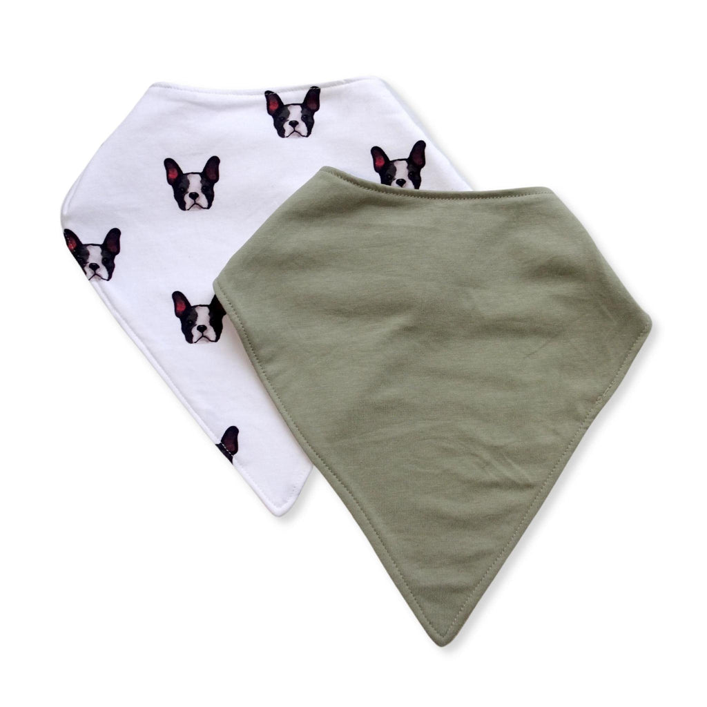 Earth Baby Outfitters Tencel Bulldog Bibs set